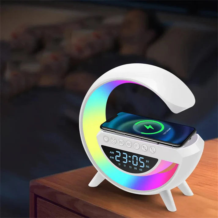 Bluetooth Speaker and Wireless Charger G Google LED RGB